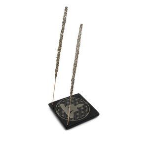 Square chakra incense holder, Incense stick plate